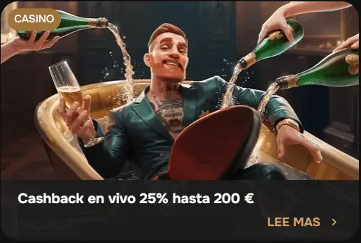 Cashback en vivo